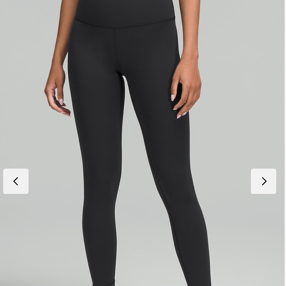 Lululemon Wunder Train High Rise Legging 25" black, size 8, barely worn